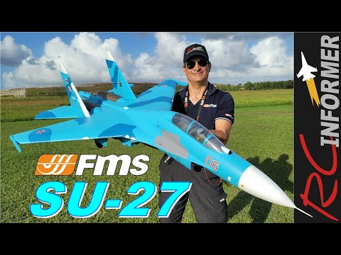 FMS SU-27 (Russian) Twin 70mm EDF PNP *IN STOCK*