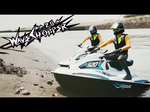 Kyosho Wave Chopper 2.0 Type 2 Electric Watercraft (Blue) RTR *IN STOCK*