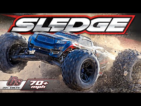 Traxxas SLEDGE Pure Basher 1/8 Off-Road Truggy Red RTR *SOLD OUT*