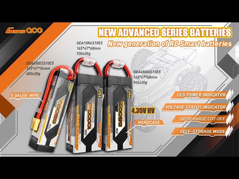 Gens Ace 6S LiHV Advanced Series LiPo Battery 100C (22.2V/6800mAh) w/EC5 Connector