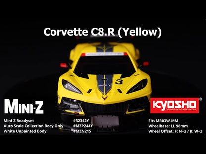 Kyosho Mini-Z RWD w/Corvette C8.R (Yellow) RTR *IN STOCK*