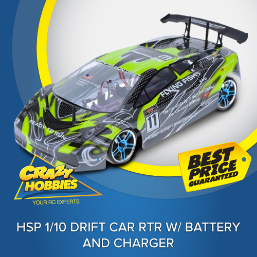 HSP 1/10 Drift Car RTR w/ Battery and Charger *IN STOCK*
