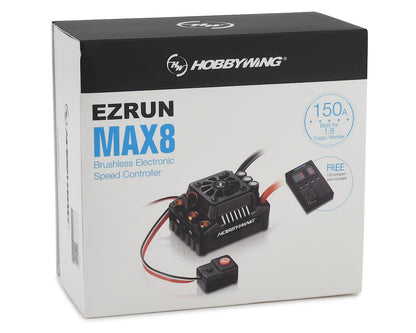 Hobbywing EZRun Max8 V3 Waterproof Brushless ESC w/Program Box & XT90 Plug
