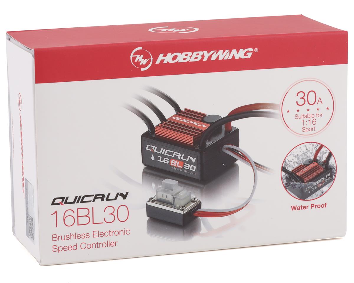 Hobbywing Quicrun WP-16BL30 Waterproof 1/18th Scale Brushless ESC