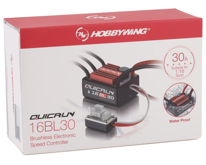 Hobbywing Quicrun WP-16BL30 Waterproof 1/18th Scale Brushless ESC