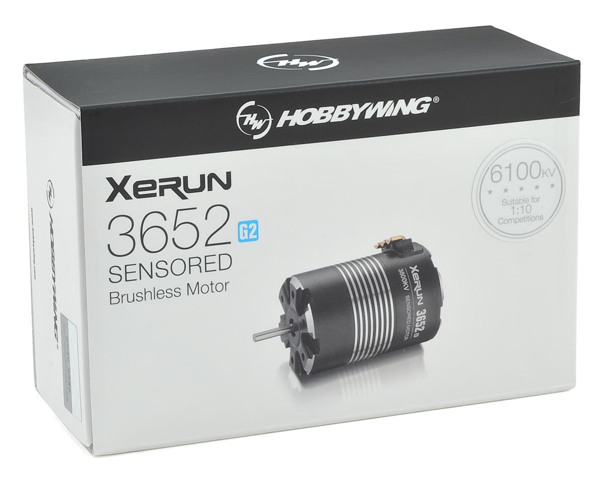 Hobbywing XERUN SCT 3652SD G2 Sensored Brushless Motor (6100kV) (w/5mm shaft)