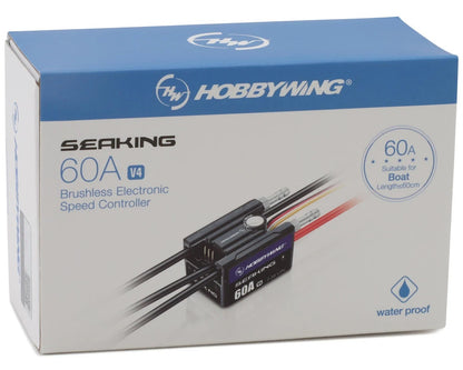 Hobbywing SeaKing 60A V4 Brushless Marine ESC