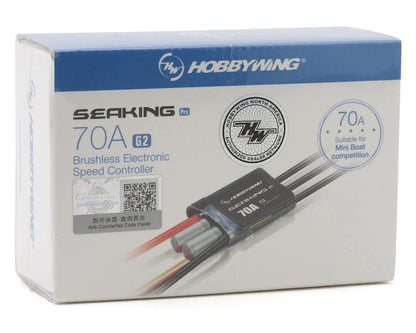 Hobbywing SeaKing PRO G2 70A Brushless Marine ESC (2-4S)