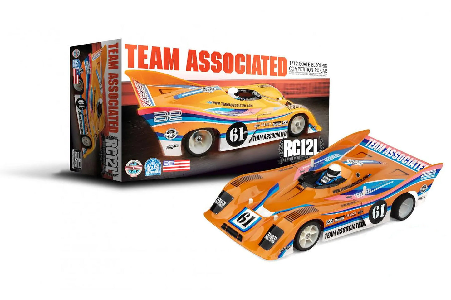 Team Associated RC12L Competition RC Pan Car Electric 2WD 1/12  Kit - Graphite Edition