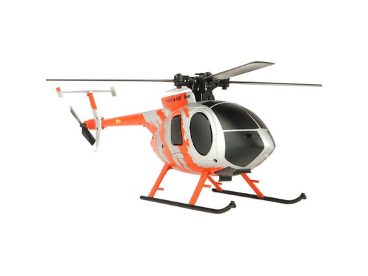 Twister MD 500 Scale 250 Helicopter with 6 Axis Stabilisation/Altitude Hold (Red/Silver)