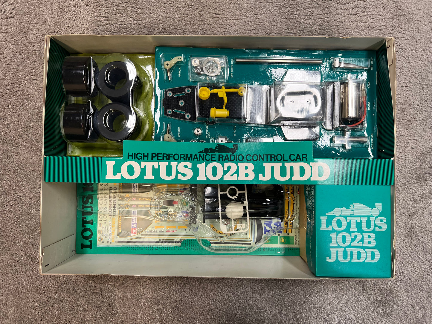 TAMIYA (58095) F1 LOTUS 102B JUDD NIB VINTAGE RC KIT ( Trusted Seller ✅ )