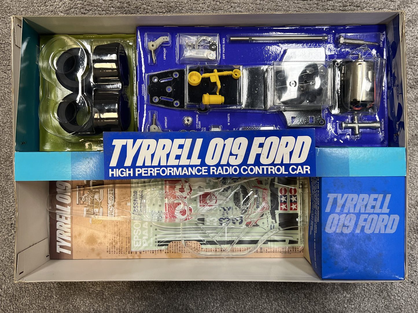 TAMIYA (58090) F1 TYRRELL 019 FORD NIB VINTAGE RC KIT ( Trusted Seller ✅ )