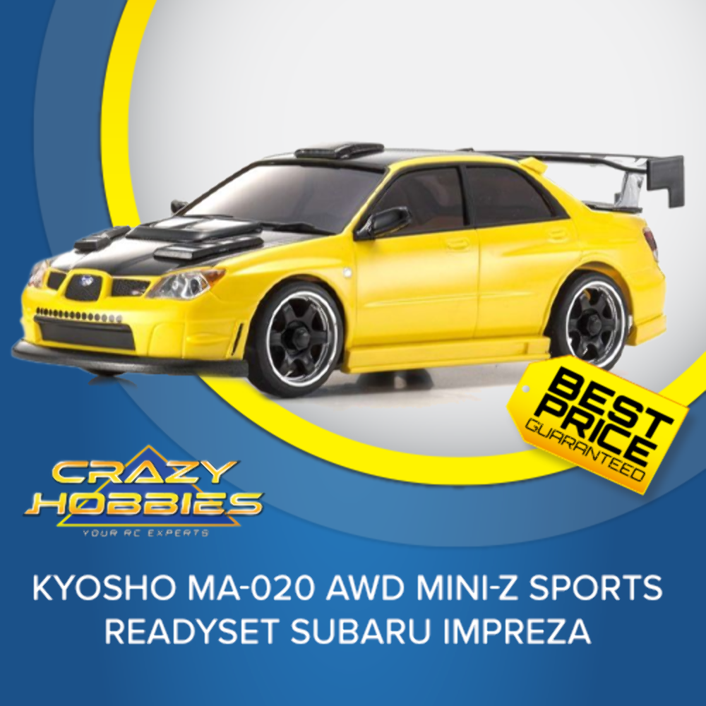 Kyosho SUBARU IMPREZA MA-020 AWD Mini-Z Sports ReadySet RTR *SOLD OUT*