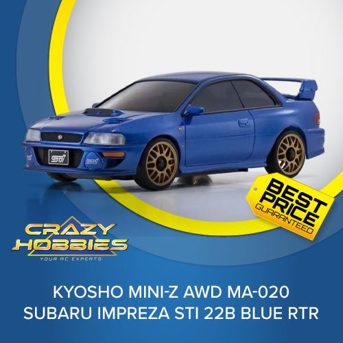 Kyosho Mini-Z AWD MA-020 Subaru Impreza STi 22B Blue RTR *SOLD OUT*