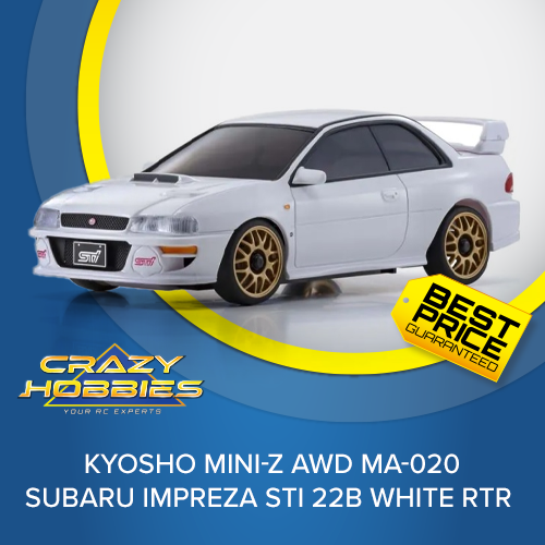 Kyosho Mini-Z AWD MA-020 Subaru Impreza STi 22B White RTR *SOLD OUT*