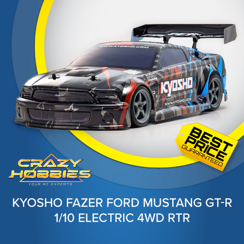 Kyosho FAZER Ford Mustang GT-R 1/10 Electric 4WD RTR *SOLD OUT*