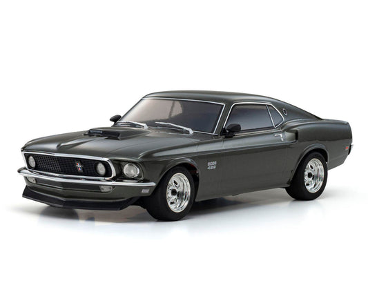 Kyosho Fazer Mk2 1969 Ford Mustang Boss 429 Electric 4WD 1/10 RTR (Black Jade) *COMING SOON*