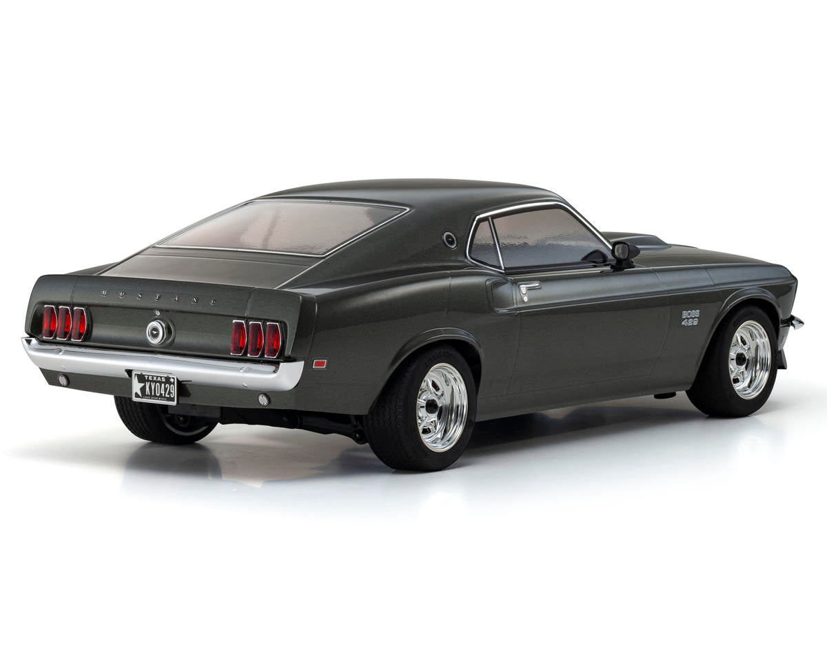 Kyosho Fazer Mk2 1969 Ford Mustang Boss 429 Electric 4WD 1/10 RTR (Black Jade) *COMING SOON*