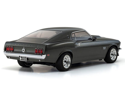 Kyosho Fazer Mk2 1969 Ford Mustang Boss 429 Electric 4WD 1/10 RTR (Black Jade) *COMING SOON*