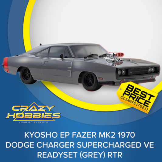 Kyosho EP Fazer 1970 Dodge SuperCharged VE (Grey) RTR *SOLD OUT*