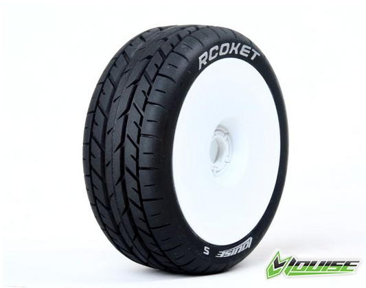 LOUISE RC B-ROCKET 1/8 BUGGY PRE-MOUNTED TYRES (2)