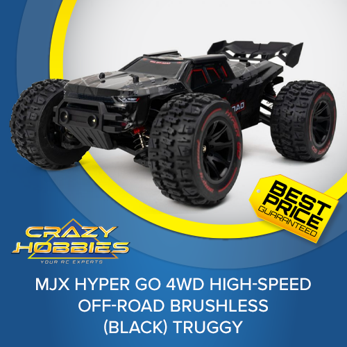 MJX HYPER GO 4WD HIGH-SPEED OFF-ROAD BRUSHLESS (BLACK) TRUGGY