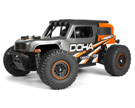 Maverick DOHA 4WD Electric Mini Desert Truck (Orange) RTR