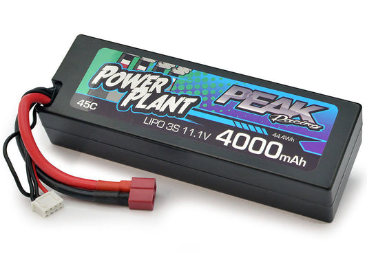 Peak Racing 3S Lipo 4000MAH 11.1V 45C (Deans Plug)
