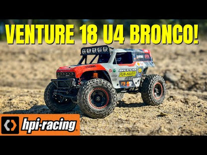 HPI Venture18 U4 Flux Brushless Ford Bronco 4400 1/18 RTR 4WD (VGJR)