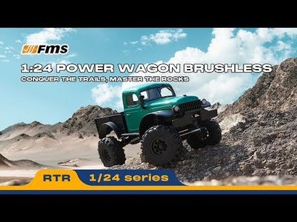 FMS FCX24 Power Wagon Brushless Green RTR *IN STOCK*