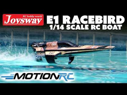 Joysway E1 RaceBird 1:14 Hydrofoil 545mm Brushed RTR Speedboat - White