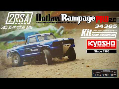Kyosho Outlaw Rampage PRO 2.0 1/10 Scale Electric 2WD Trophy Truck Kit (Clear) *COMING SOON*