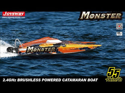 Joysway Monster Brushless Catamaran 570mm 55km/h Speedboat RTR (LIPO & CHARGER REQUIRED)