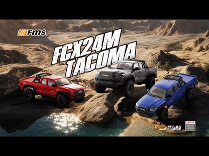 FMS FCX24M Toyota Tacoma RC Rock Crawler Electric 4WD 1/24 Scale RTR - Blue