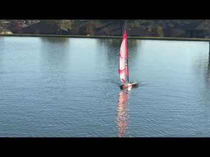 VOLANTEX RC Hurricane RC Sail boat 1 Meter Hull Length ABS Plastic Waterproof Hull