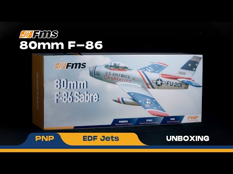 Unboxing the Legendary 80mm F-86 Sabre RC Airplane! ????️✨