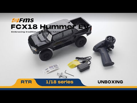 ???? Unboxing the FMS 1:18 FCX18 Hummer EV Pickup Truck ⚡