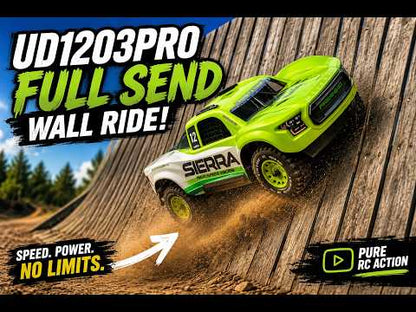 UDI RC SIERRA 4WD Brushless RC SHORT COURSE Truck 80KM/H ,  with Gyro Stabilization, Green RTR