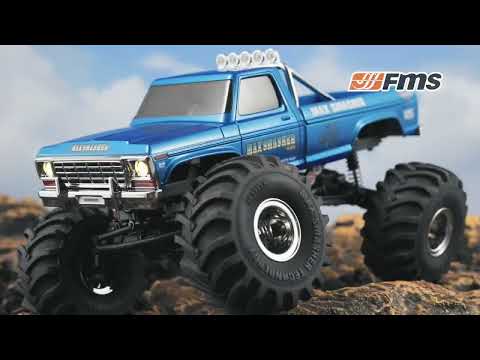 FMS 1/24 scale Smasher FCX24 Blue White 4WD Monster Truck RTR Official Release