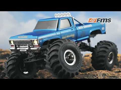 FMS 1/24 scale Smasher FCX24 Blue White 4WD Monster Truck RTR Official Release