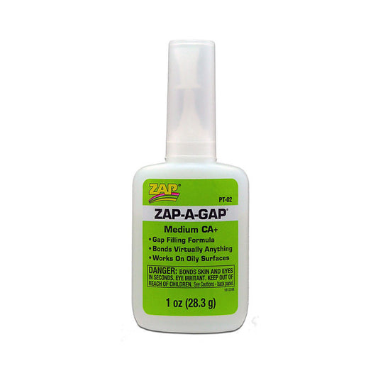 Zap Adhesives Zap-A-Gap CA+ 1 oz