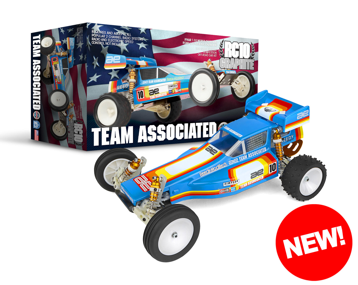 Team Associated RC10 40th Anniversary Graphite Buggy Kit *IN STOCK*