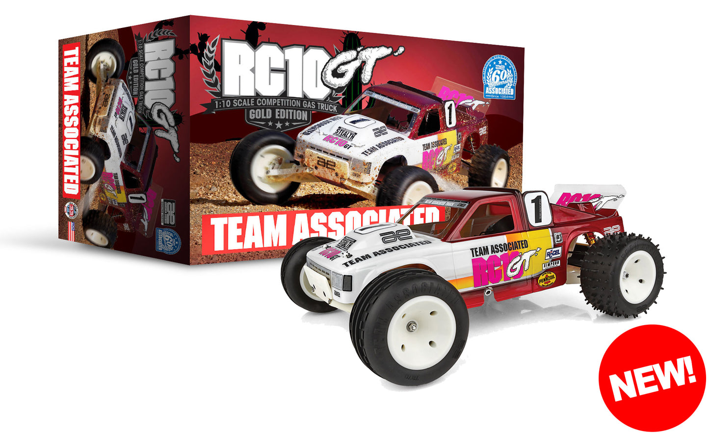 Team Associated RC10GT Classic Nitro Truck Kit (Gold Edition) *IN STOCK*