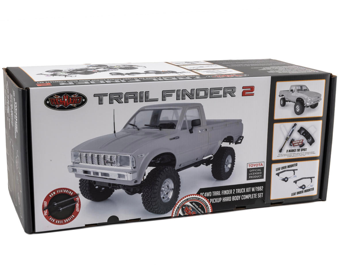 RC4WD Trail Finder 2 Trail Truck Kit w/1982 Toyota Pickup Hard Body Complete Set