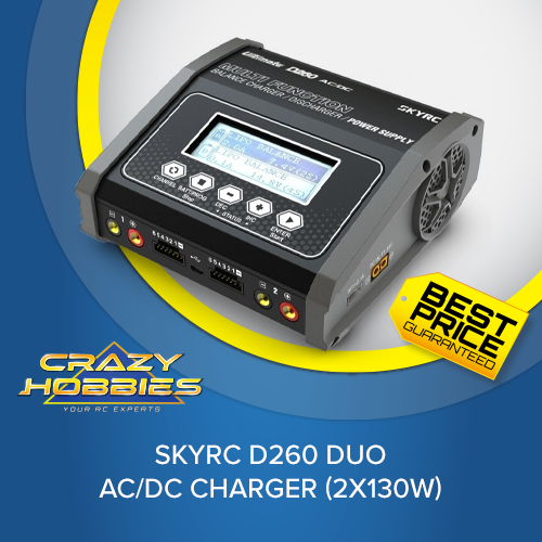 SKY RC D260 DUO AC/DC CHARGER (2X130W)