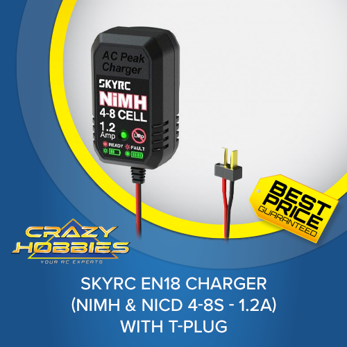 SKY RC EN18 CHARGER (NIMH & NICD 4-8S - 1.2A) WITH T-PLUG