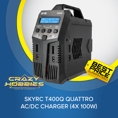 SKY RC T400Q QUATTRO AC/DC CHARGER (4X 100W) *IN STOCK*