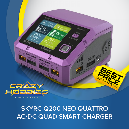 SKY RC Q200 NEO QUATTRO AC/DC QUAD SMART CHARGER *IN STOCK*