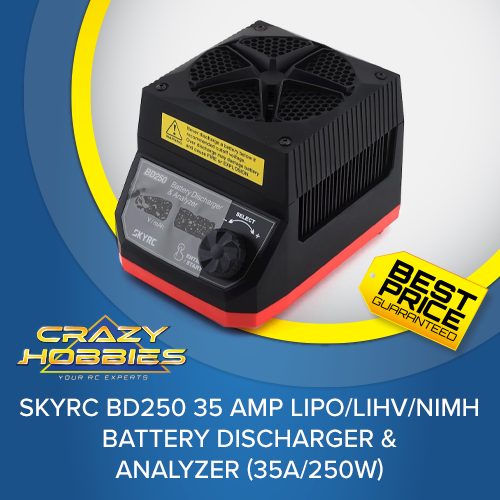 Sky RC BD250 35 Amp LiPo/LiHV/NiMH Battery Discharger & Analyzer (35A/250W)