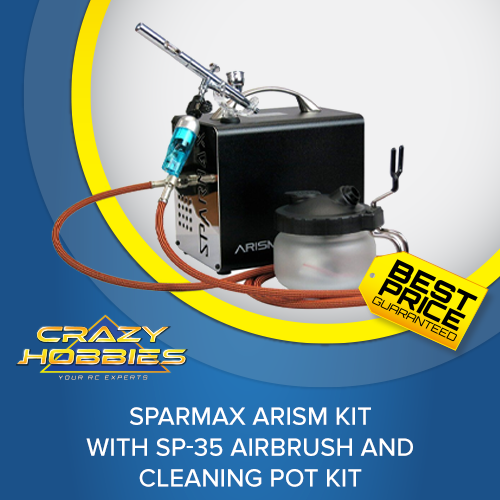 Sparmax ARISM Kit W/SP-35 Airbrush/Cleaning Pot